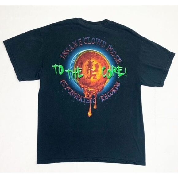 Insane Clown Posse T-Shirt Black Large To The Core Hip Hop Rap Music - Picture 2 of 8